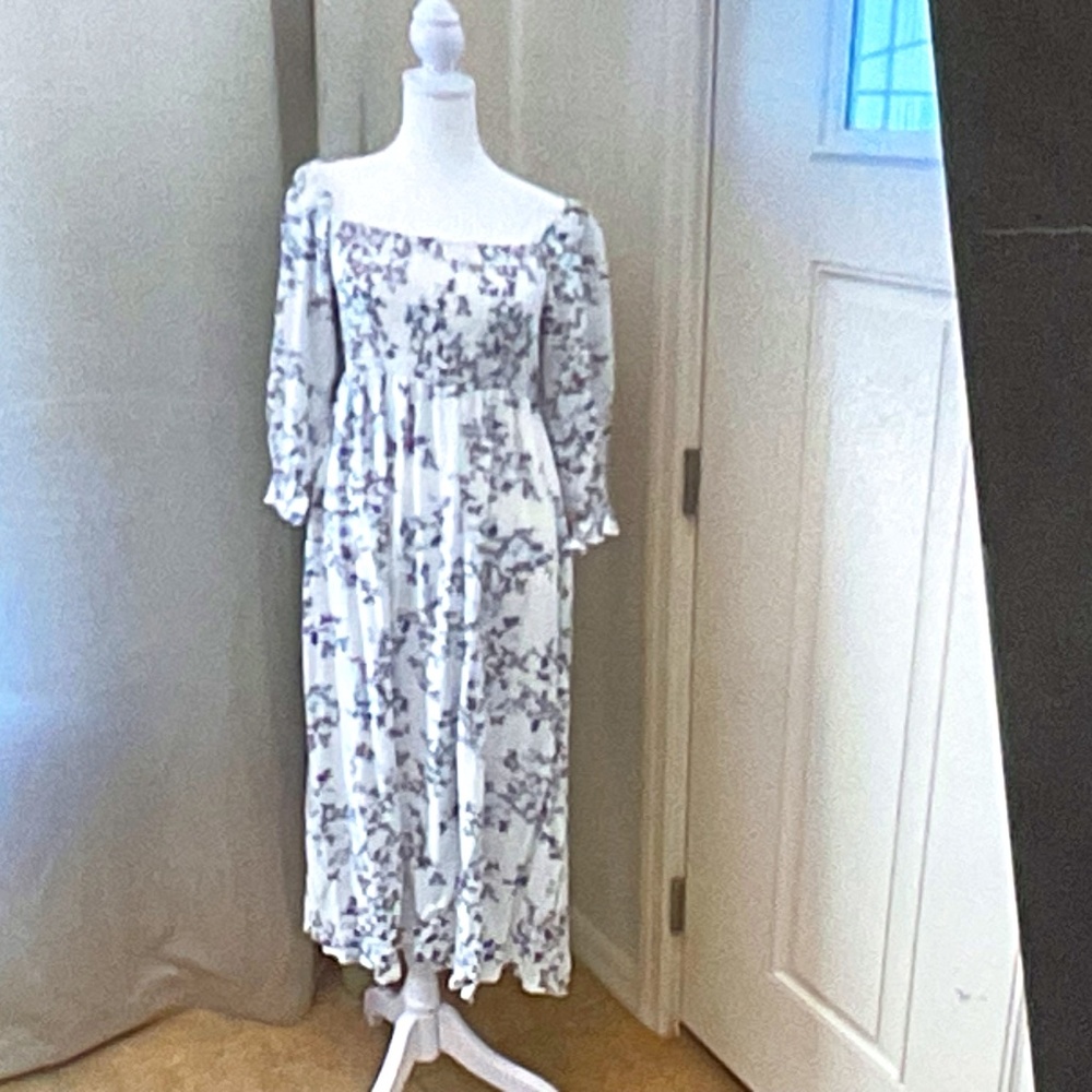 Velvet Torch Los Angeles XL floral midi dress